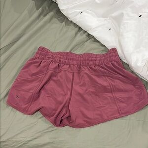 Lululemon Athletica Pink Athletic Shorts Lightweight Elastic Waist
